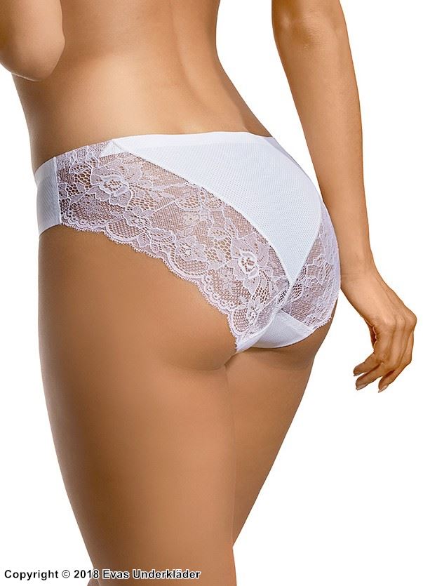 Beautiful briefs, lace inlay